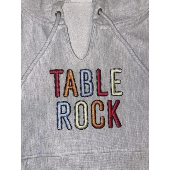 Champion Reverse Weave Hoodie Women’s M Gray Pullover Fleece Table Rock - Picture 2 of 6